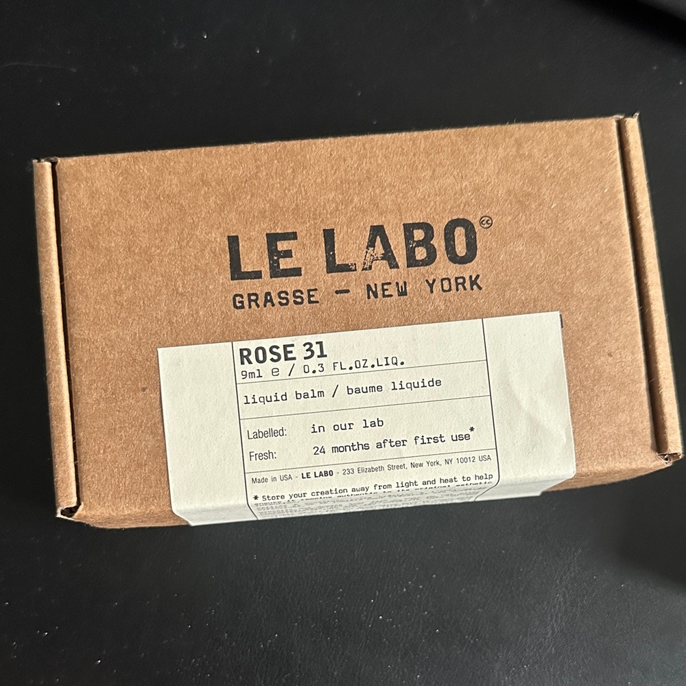 NEW Le Labo Rose 31
